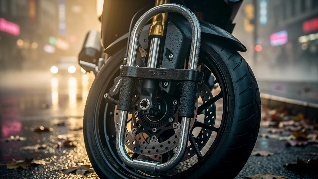 Un antivol U pour la moto, mis à l’épreuve au quotidien
